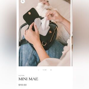 Black Crossbody Bag HIGTON MINI MAE FOR MOMS!